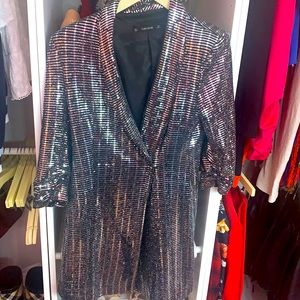 Zara New Years Dress Sparkly